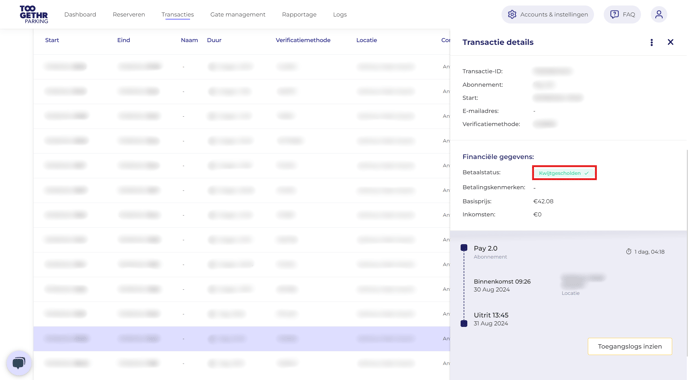 TOPA Dashboard + Financial blurred -80 03092024